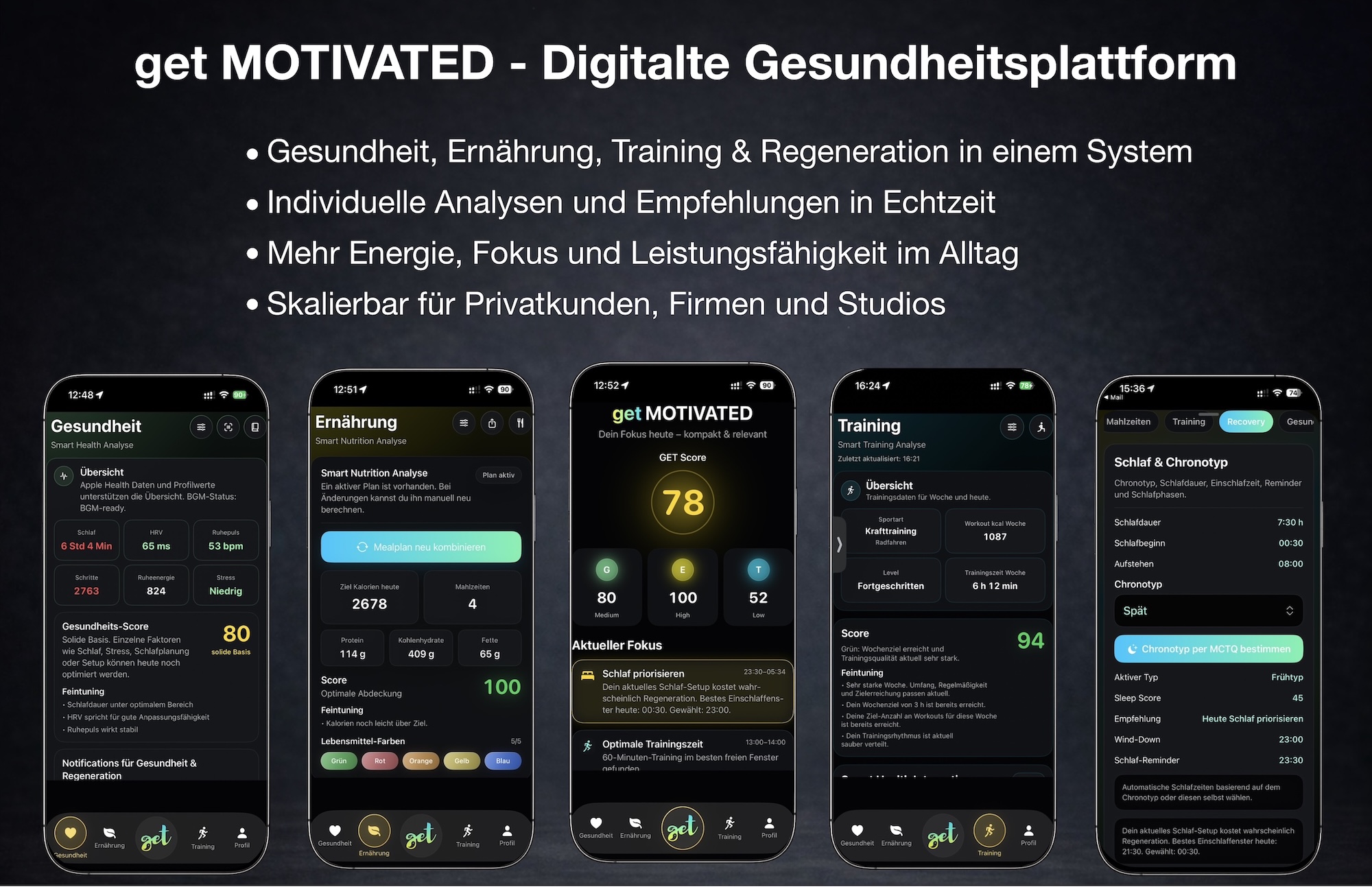 GET App – Digitale Gesundheitsplattform