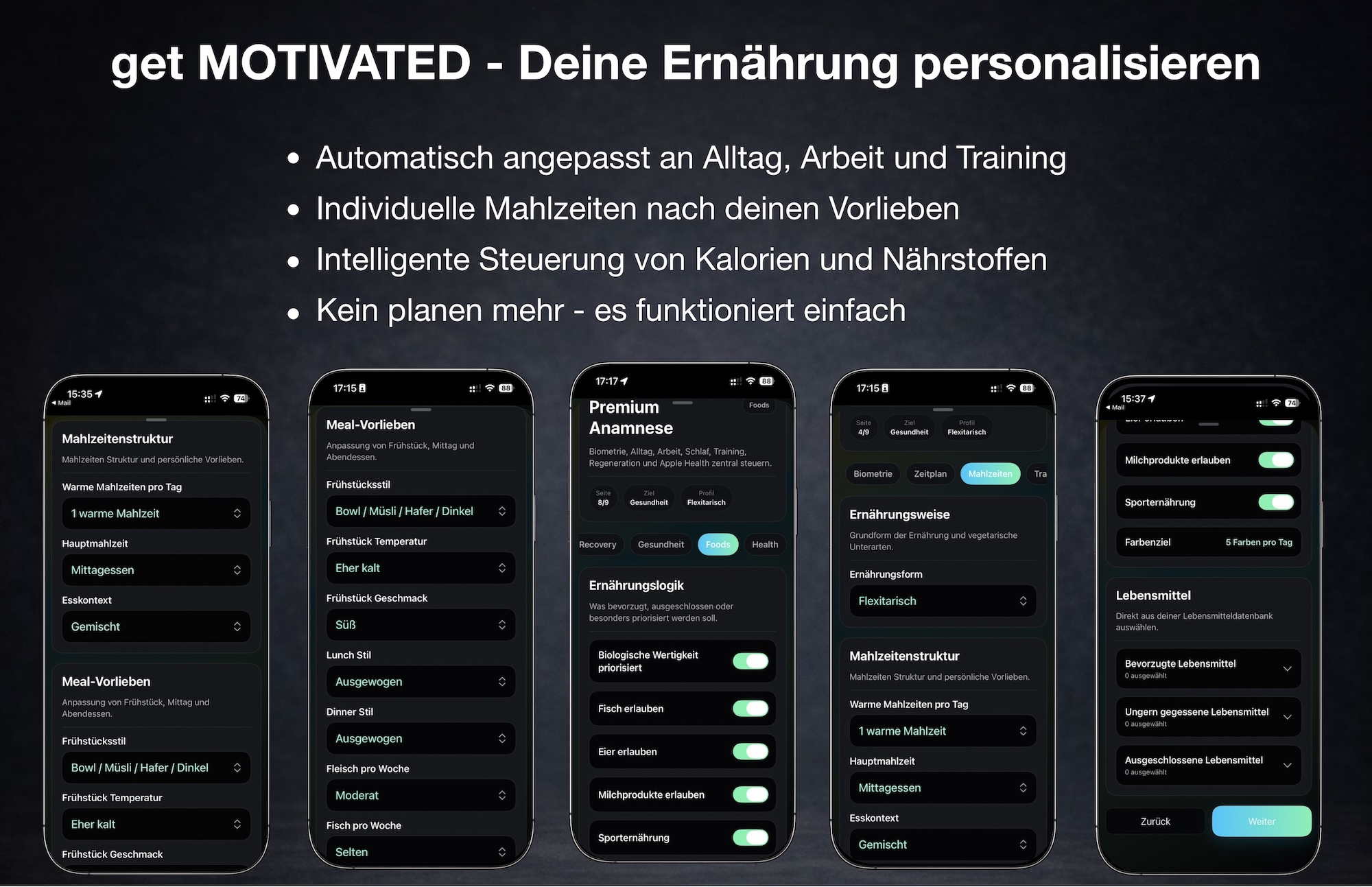 GET App – Ernährung personalisieren